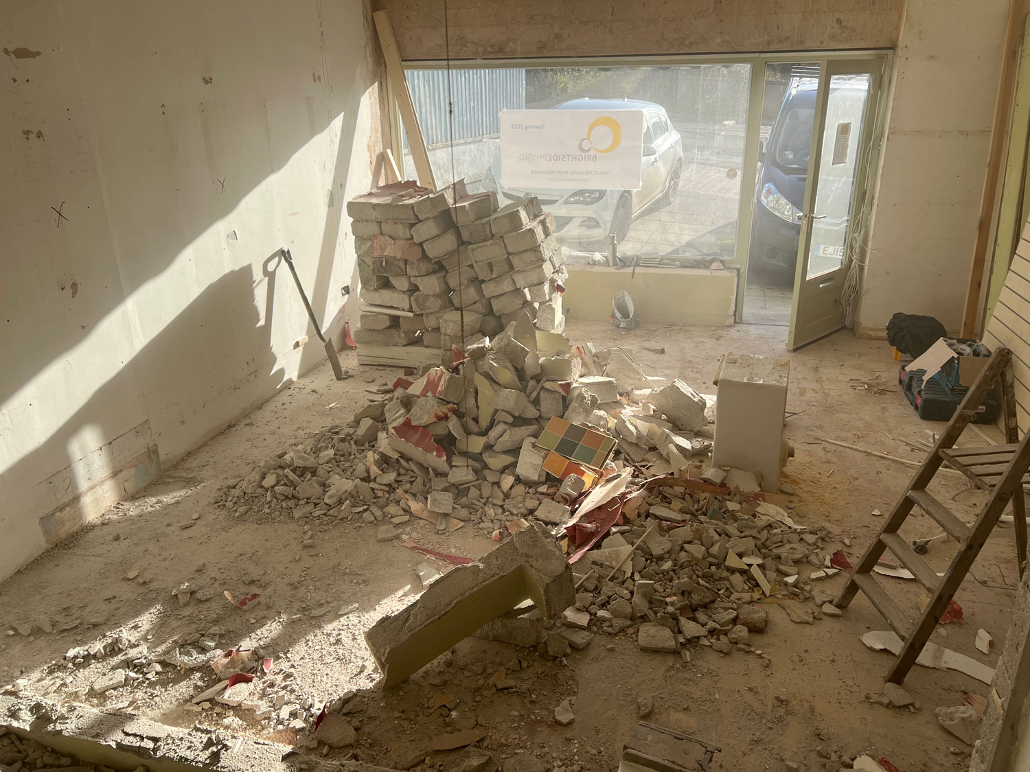 Brightside Clinic Inside Demolition
