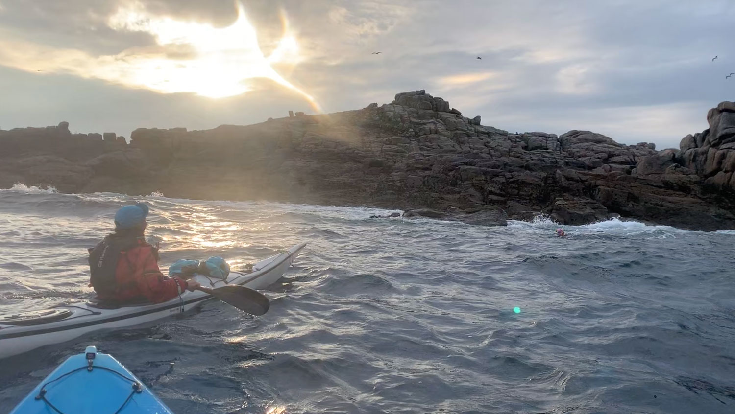 2021 Womens Relay Swim Arriving in the Scillys